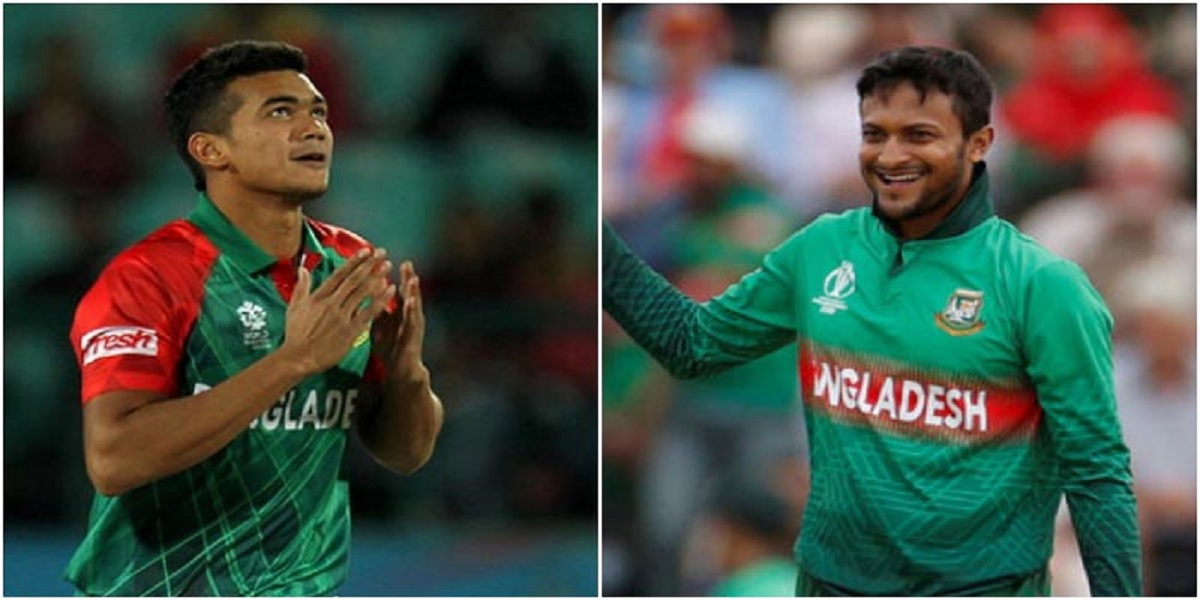 Shakib Al Hasan and Taskin Ahmed