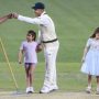 David Warner’s Daughter shows off her batting skills on ground