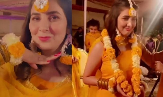 Areeba Habib kick starts wedding festivities with Mayoun ceremony
