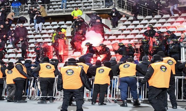 Police arrest three Parisian fans for cup violence
