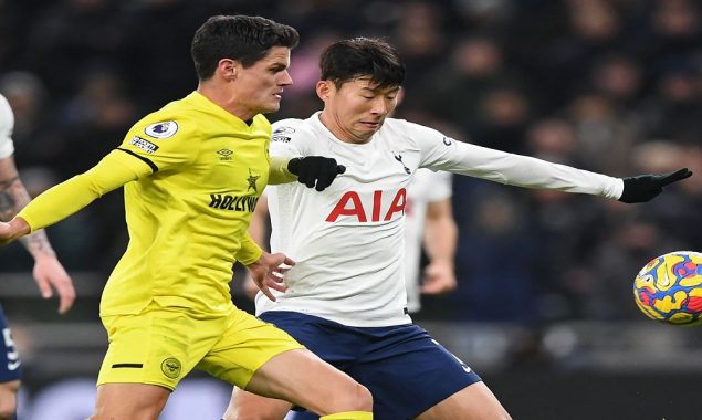 Spurs bounce back as Son sinks Brentford