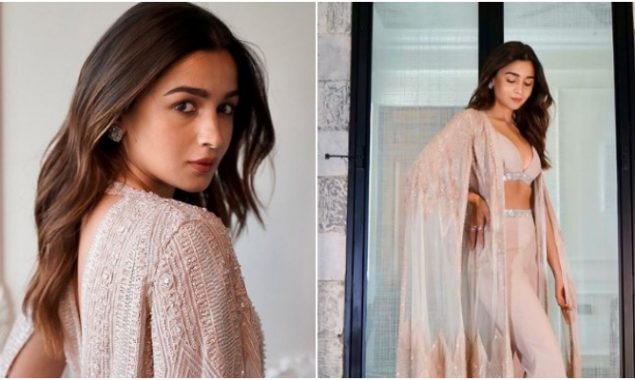 Alia Bhatt soptted wearing Pakistani designer