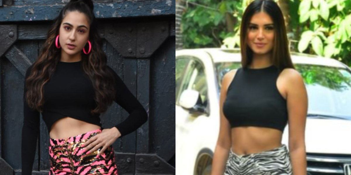 Sara or Tara, Who looks best in zebra-print pants?