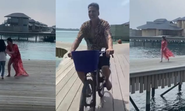 Akshay Kumar, Twinkle Khanna shares sneak peeks from Maldives