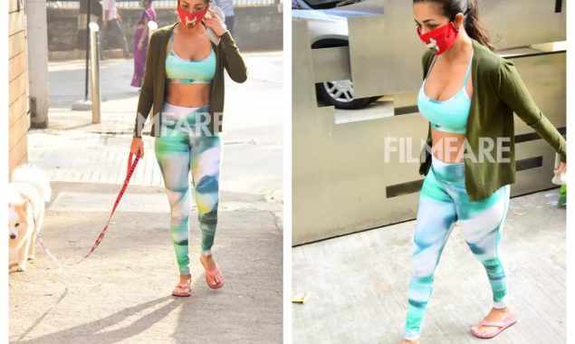 The fit and fabulous Malaika Arora was photographed in Mumbai