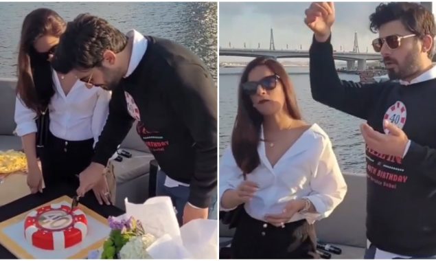 Watch Fawad Khan celebrates his 40th birthday on a yacht