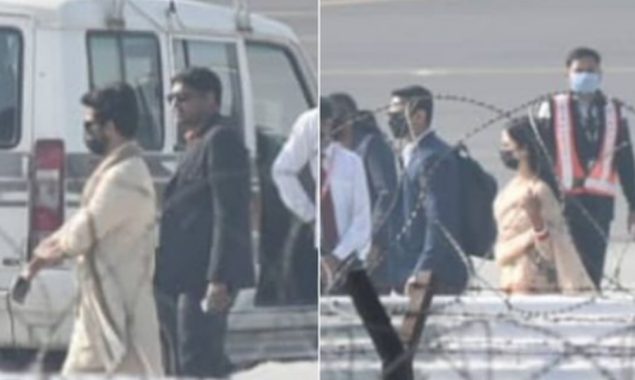 Katrina Kaif and Vicky Kaushal make first public appearance after marriage