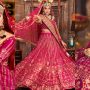 Rabia Butt twirls in a stunning bright pink bridal attire