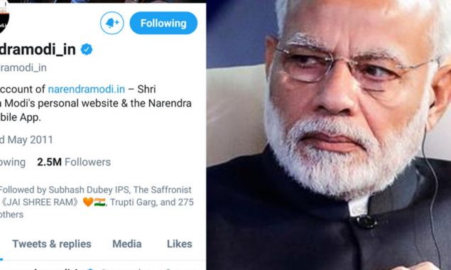 Narendra Modi’s Twitter account hacked with an adaptation tweet of Bitcoin in India
