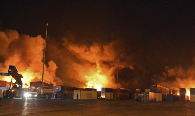 Iran condemns Israel’s strike on a Syrian port