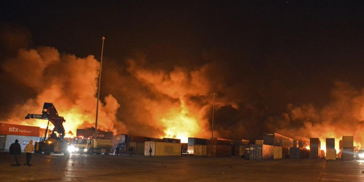 Iran condemns Israel's strike on a Syrian port.