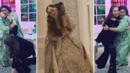 Fans outrage at Juggan Kazim for mimicking Alizeh Shah’s ramp fall with Shazia Manzoor