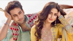 Sajal Aly and Bilal Abbas Khan shine together in a photoshoot