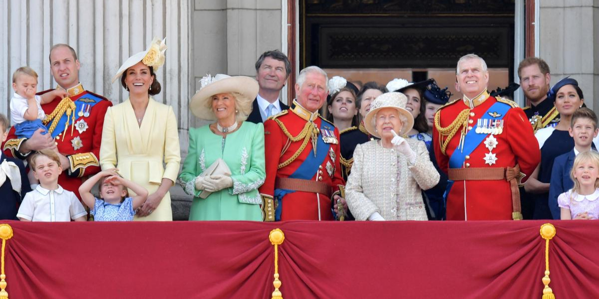 The royal family's year in 2021 'from death to birth'