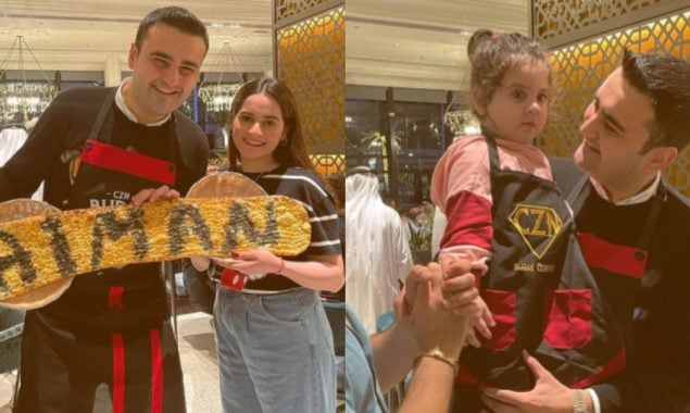 Aiman Khan and Muneeb Butt meets Turkish chef Burak Özdemir