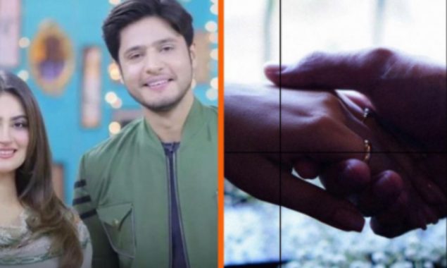 Hiba Bukhari got engaged to Arez Ahmed 