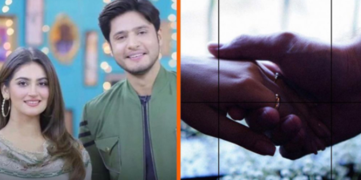 Hiba Bukhari got engaged to Arez Ahmed 