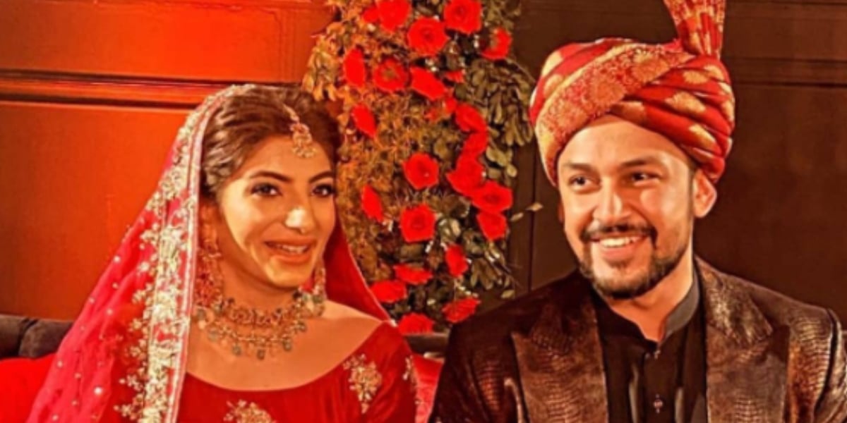 PHOTOS: Mariam Ansari and Owais Khan looks adorable at their wedding