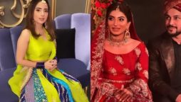 Saboor Aly looks drop-dead gorgeous at Mariam and Owais wedding
