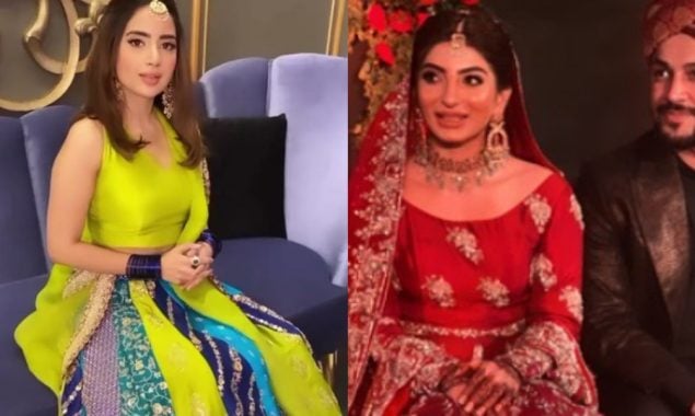 Saboor Aly looks drop-dead gorgeous at Mariam and Owais wedding