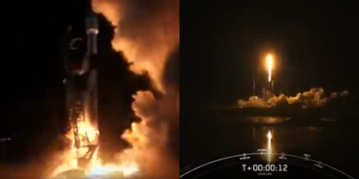 SpaceX successfully launched the latest Starlink spacecrafr from Florida