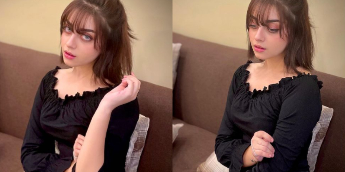 Alizeh Shah slays in an off-shoulder black top