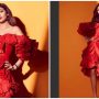 Shilpa Shetty looks gorgeous in rosy off shoulder dress