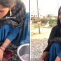 Pakistani roti-making girl now washes clothes with her innocent smile in a viral video