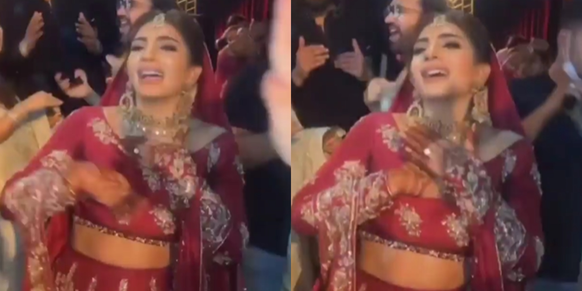 Mariam Ansari danced her heart out at her wedding