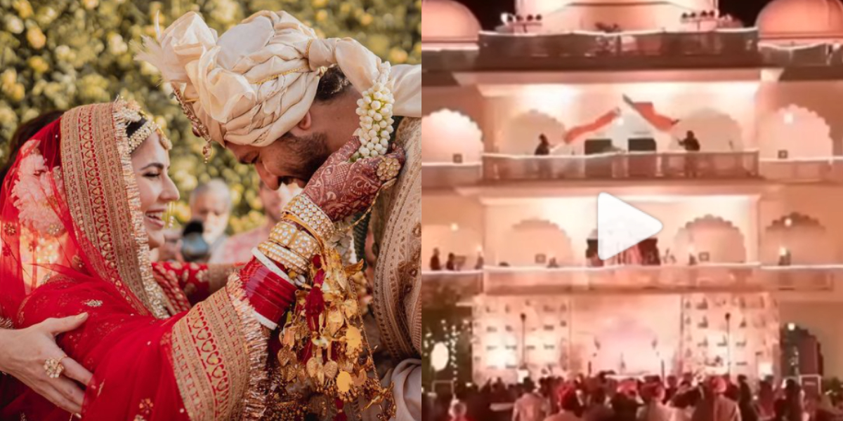 Watch: Katrina Kaif and Vicky Kaushal's varmala ceremony video goes viral