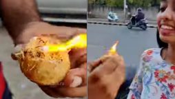 Food blogger eating ‘fire panipuri’ video goes viral