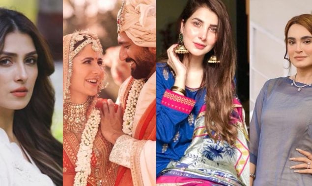 Lollywood stars react to Katrina and Vicky Kaushal’s extravagant wedding