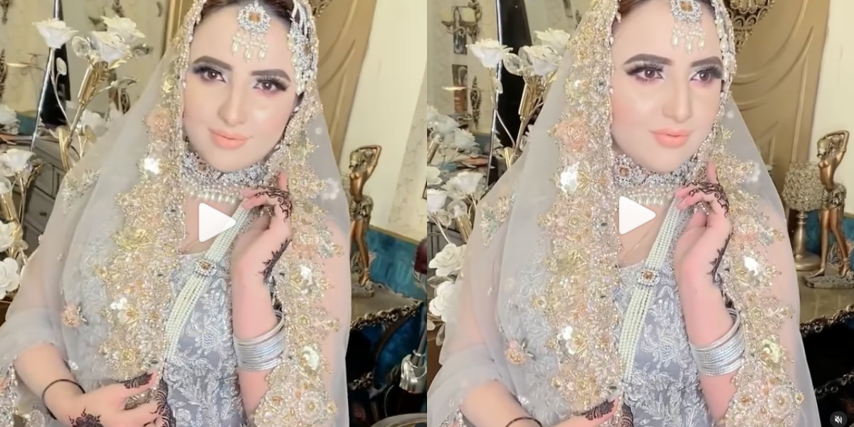 Hareem Shah becomes a beautiful bride, video goes viral