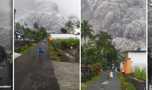 Semeru volcanic eruption video making rounds on social media