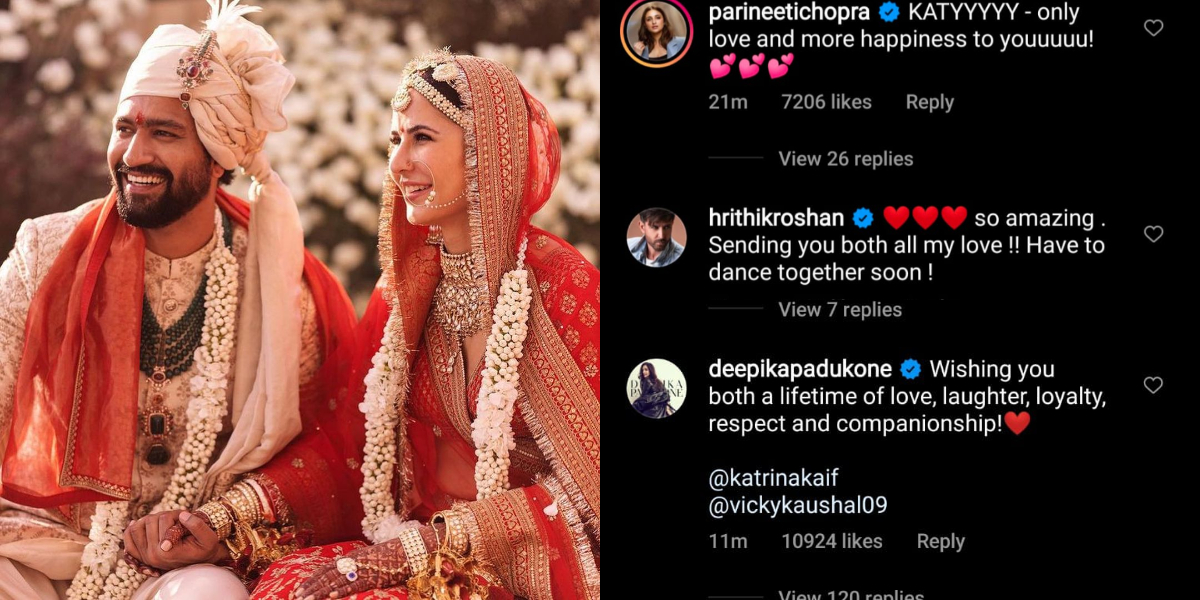 Bollywood stars congratulate Katrina Kaif & Vicky Kaushal on their wedding