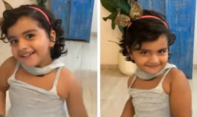 Watch: 3-year-old girl steals the show with her dancing reactions