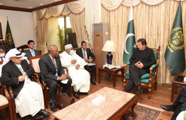 Imran khan meeting OIC secretary general