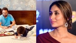 Kareena Kapoor shows her boys having breakfast