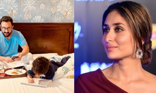 Kareena Kapoor shows her boys having breakfast