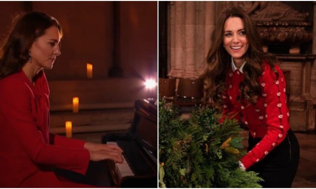 Kate Middleton stuns audience with piano performance on Christmas eve