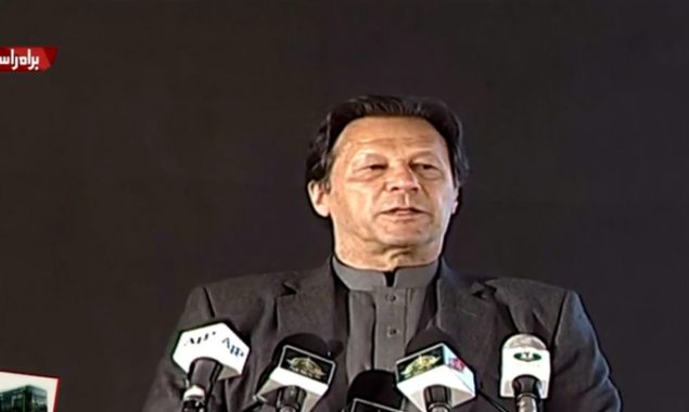 PM Imran Khan inaugurates Green Line BRT project in Karachi