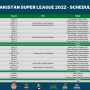PSL Schedule 2022