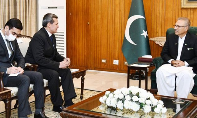 President asks Turkmenistan to join efforts with Pakistan to boost regional connectivity