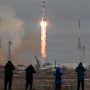 Russian rocket blasts off carrying Japanese billionaire to the ISS