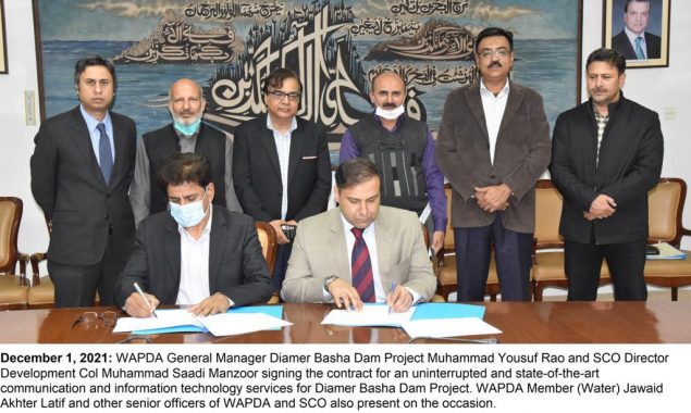 Wapda, SCO sign Rs860 million IT services contract for Diamer-Basha Dam construction