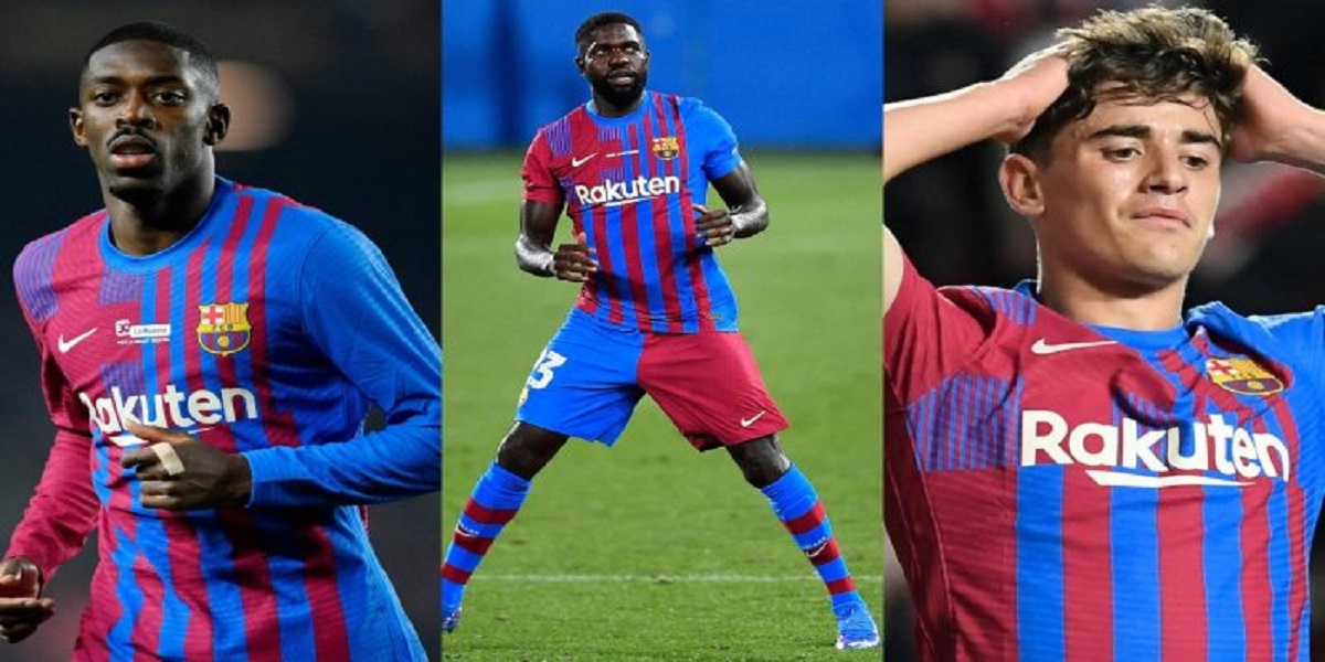 Ousmane Dembele, Samuel Umtiti, Gavi