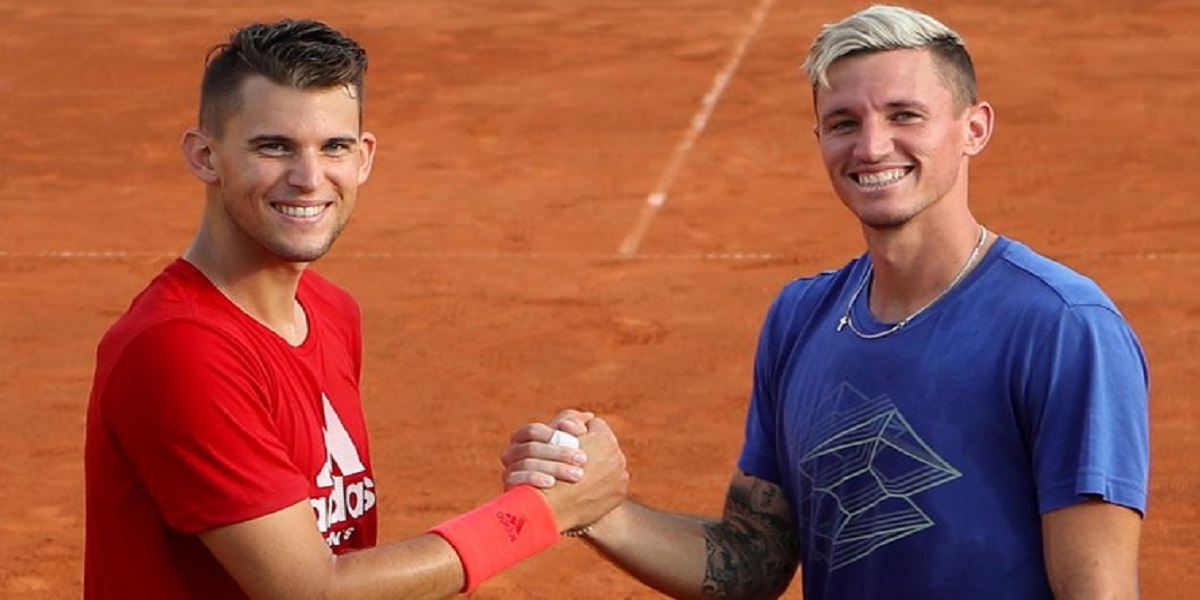 Dominic Thiem and Dennis Novak