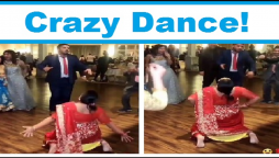 woman’s crazy dance