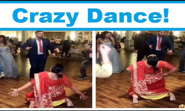 Watch a video of a woman’s crazy dance at a wedding