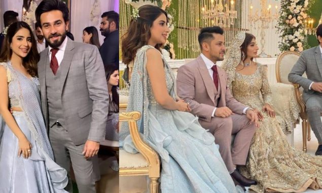 In Pictures: Ali Ansari, Saboor Aly look stunning at Mariam Ansari’s reception